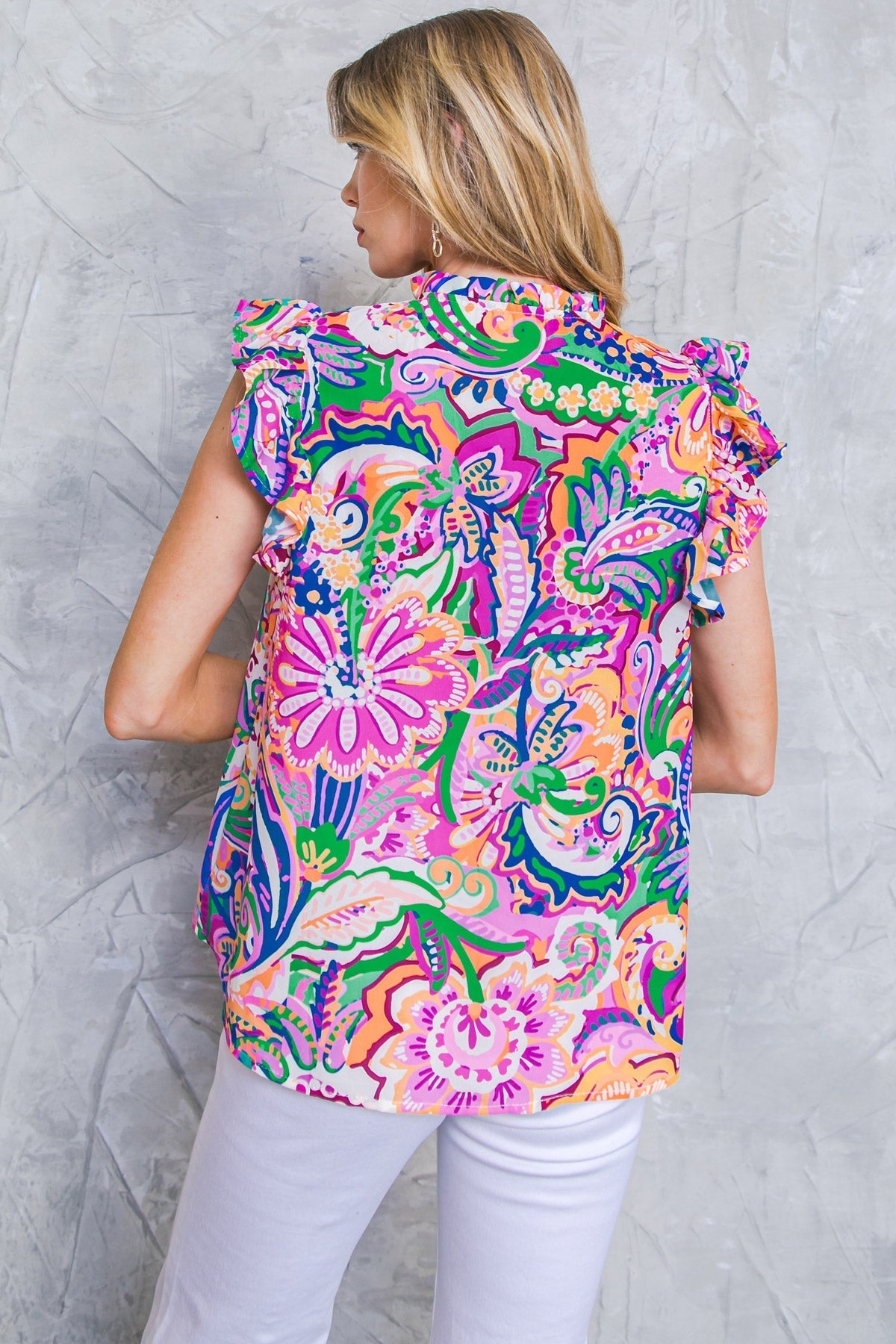 DAYTIME DREAMS WOVEN TOP Flying Tomato