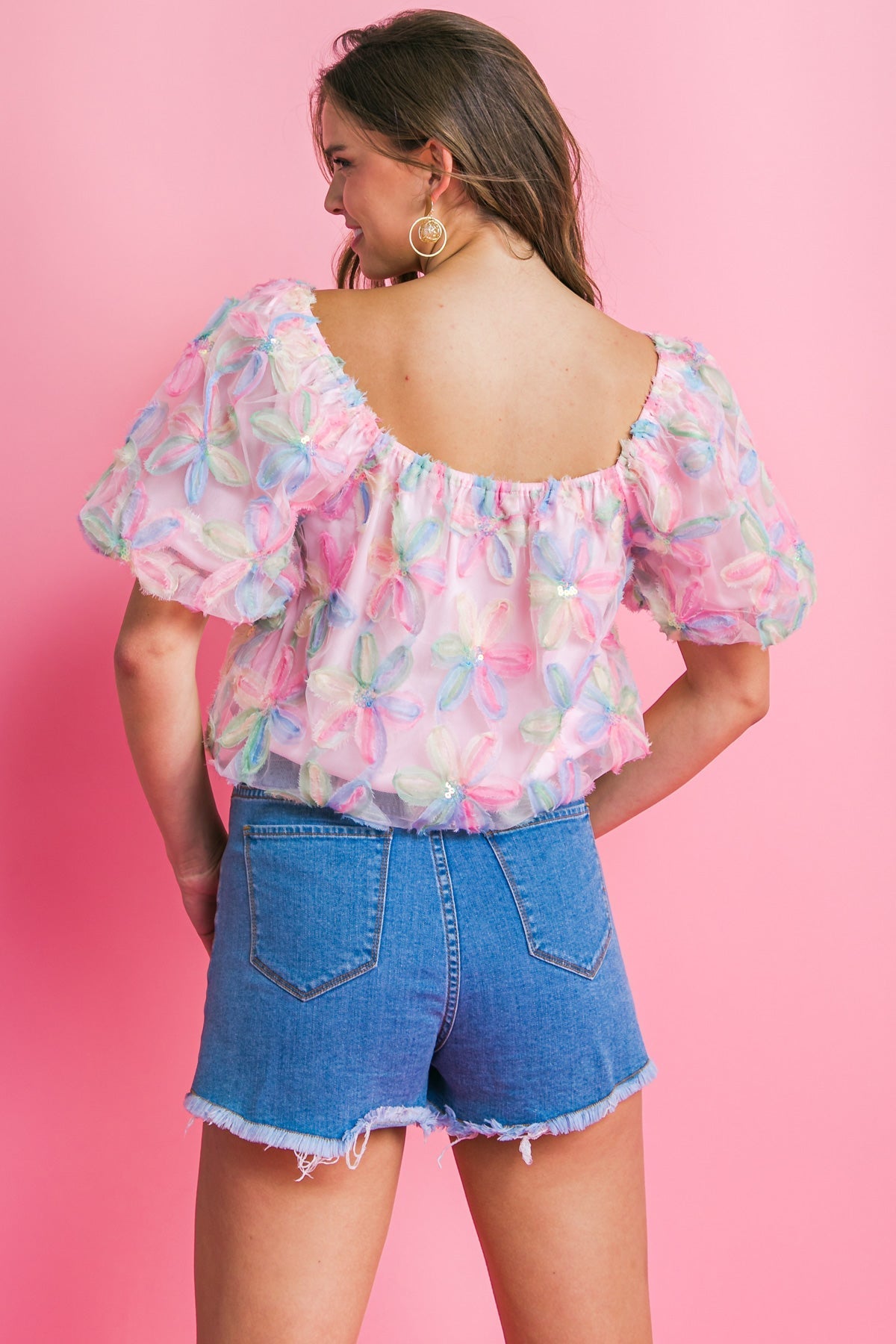 LIFETIME OF LOVE WOVEN TOP Flying Tomato