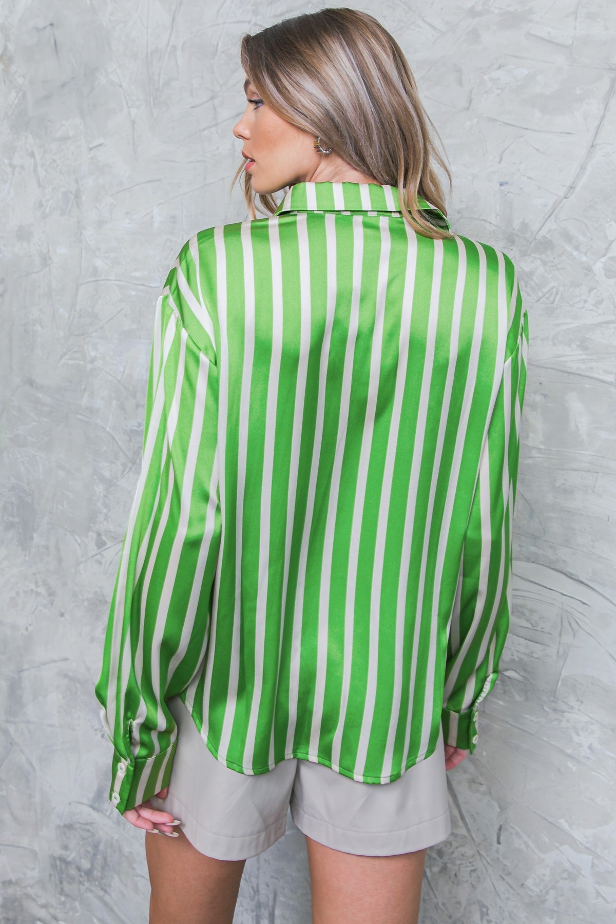 NOTHING TO REGRET SATIN WOVEN TOP Flying Tomato