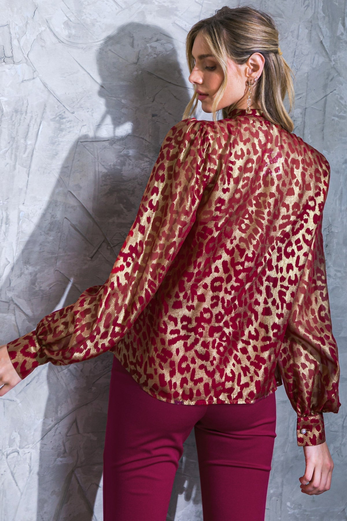 BEYOND COMPARE SEMI-SHEER TOP Flying Tomato