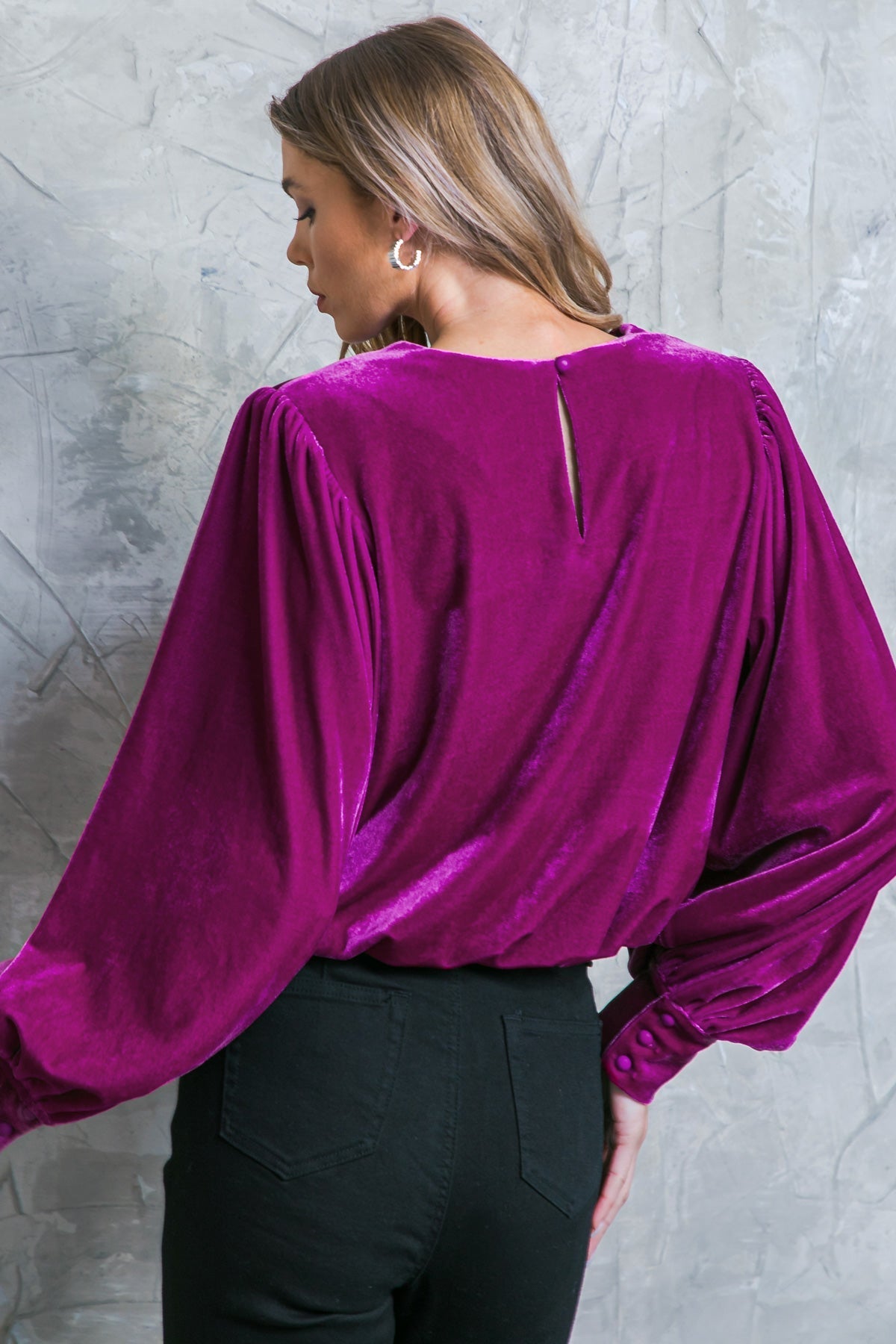 IT'S YOUR TIME VELVET TOP Flying Tomato