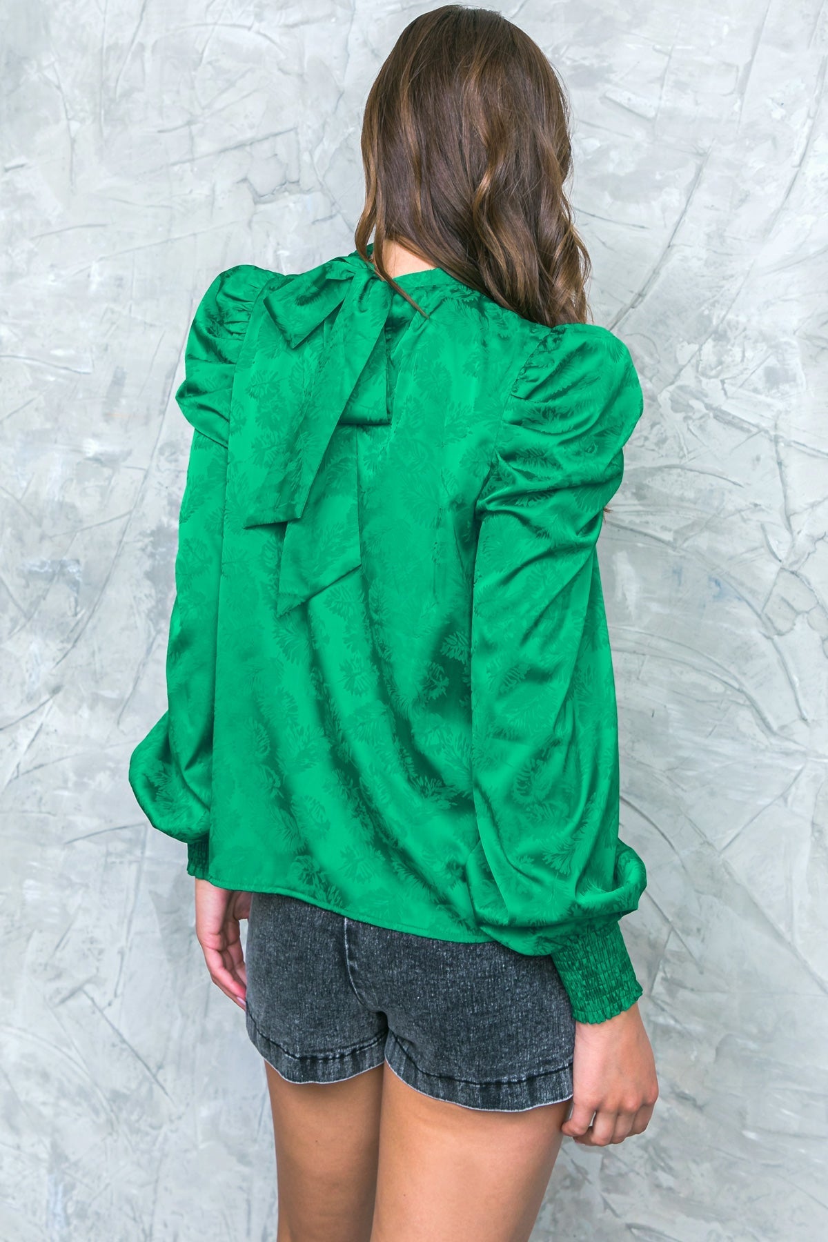 STOLEN GLANCES SATIN TOP Flying Tomato