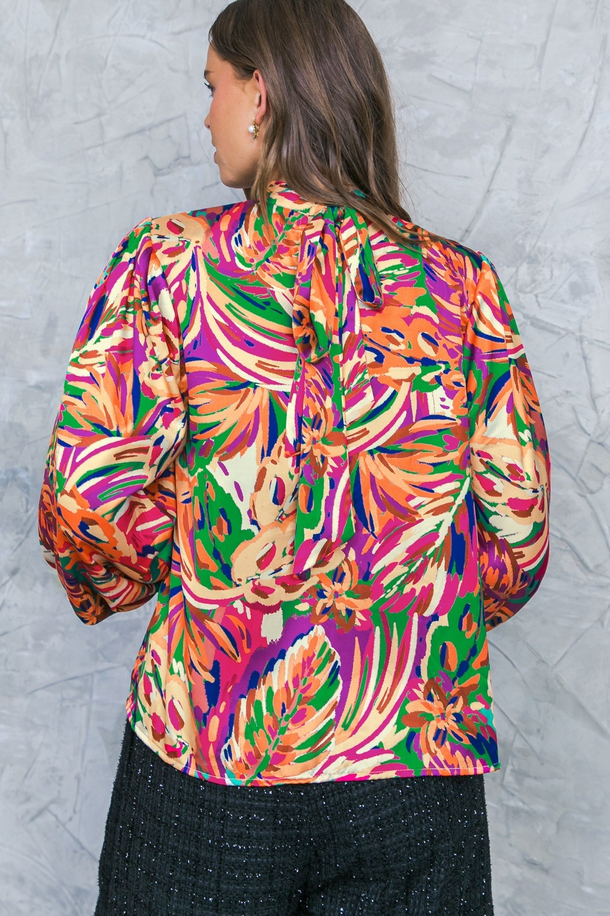 ADORING DEVOTION WOVEN TOP Flying Tomato