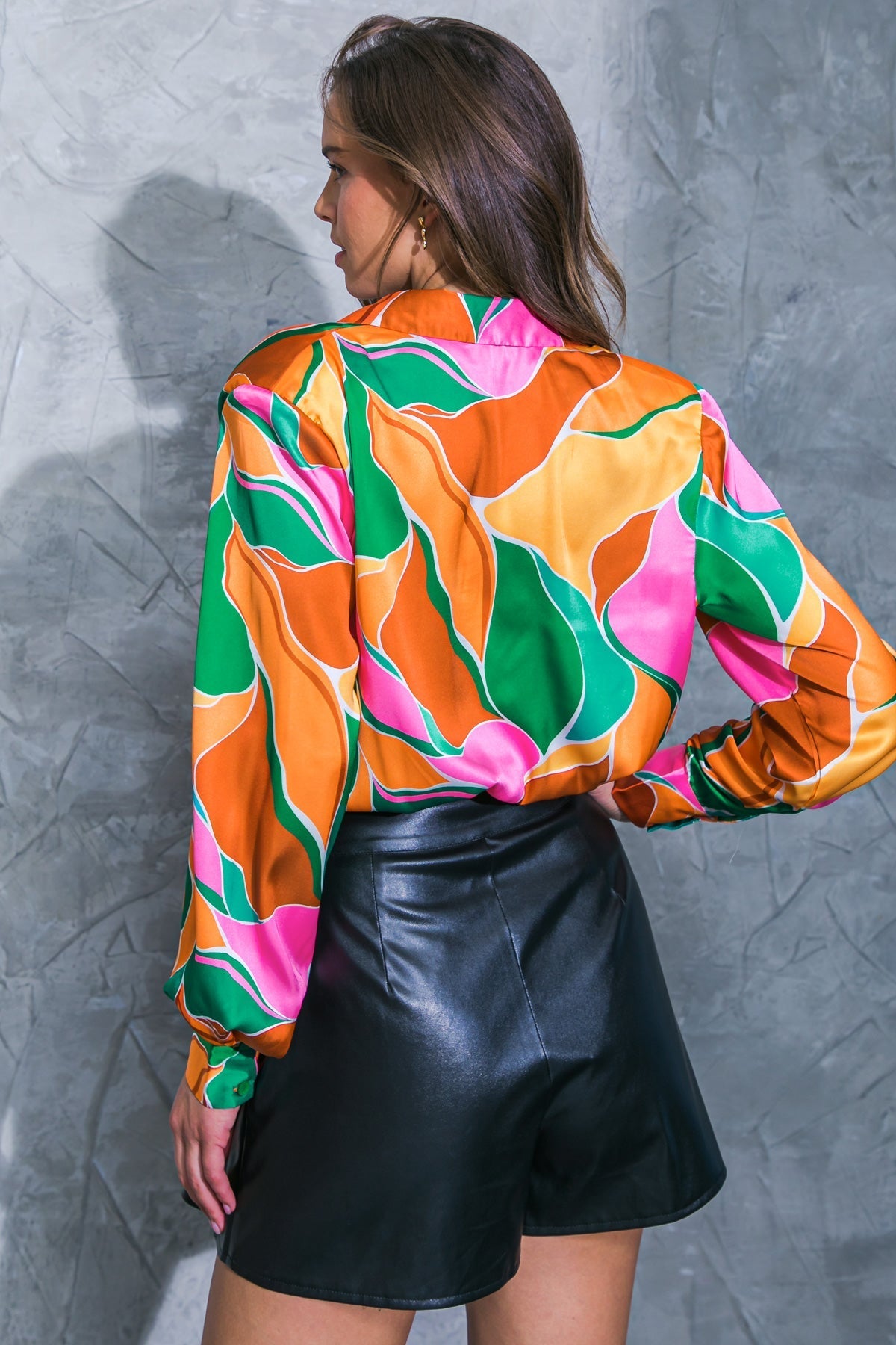 GRACEFUL IMPRESSION WOVEN TOP Flying Tomato