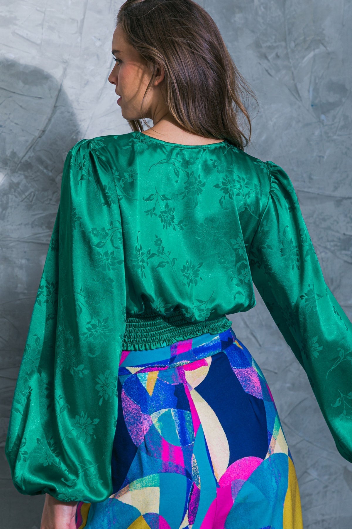 DARLING PERSONALITY WOVEN TOP Flying Tomato