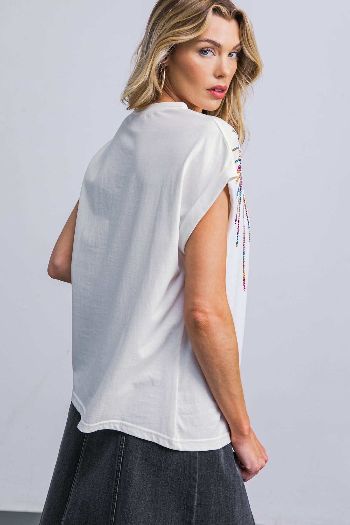 TALK ABOUT BEAUTY KNIT TOP Flying Tomato