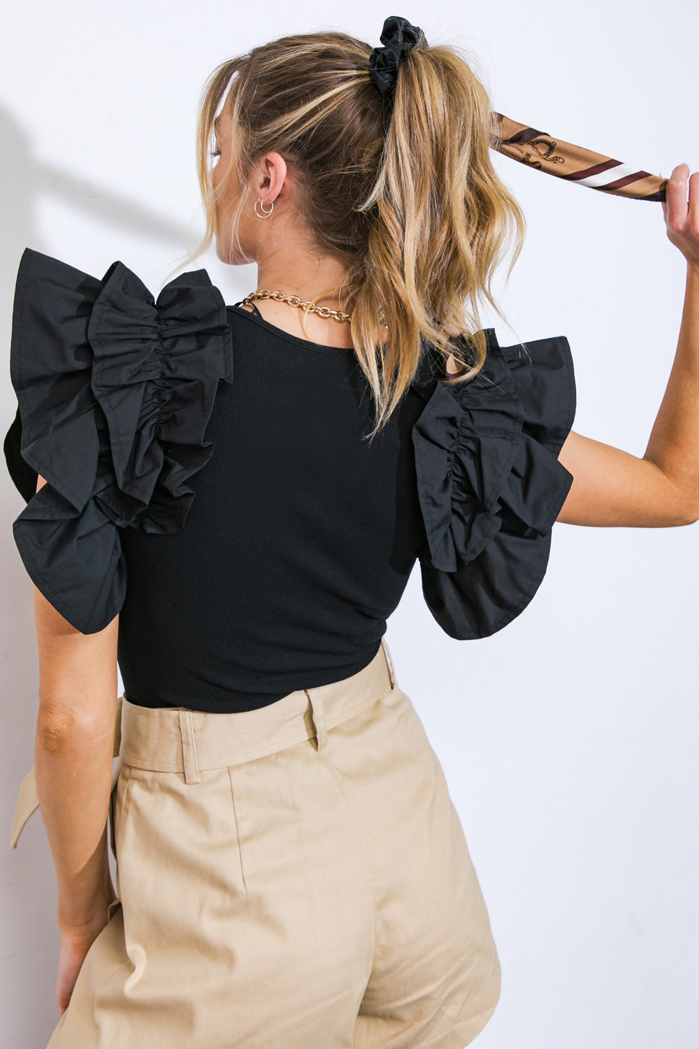 SUPER STAR PLATFORM KNIT BODYSUIT Flying Tomato