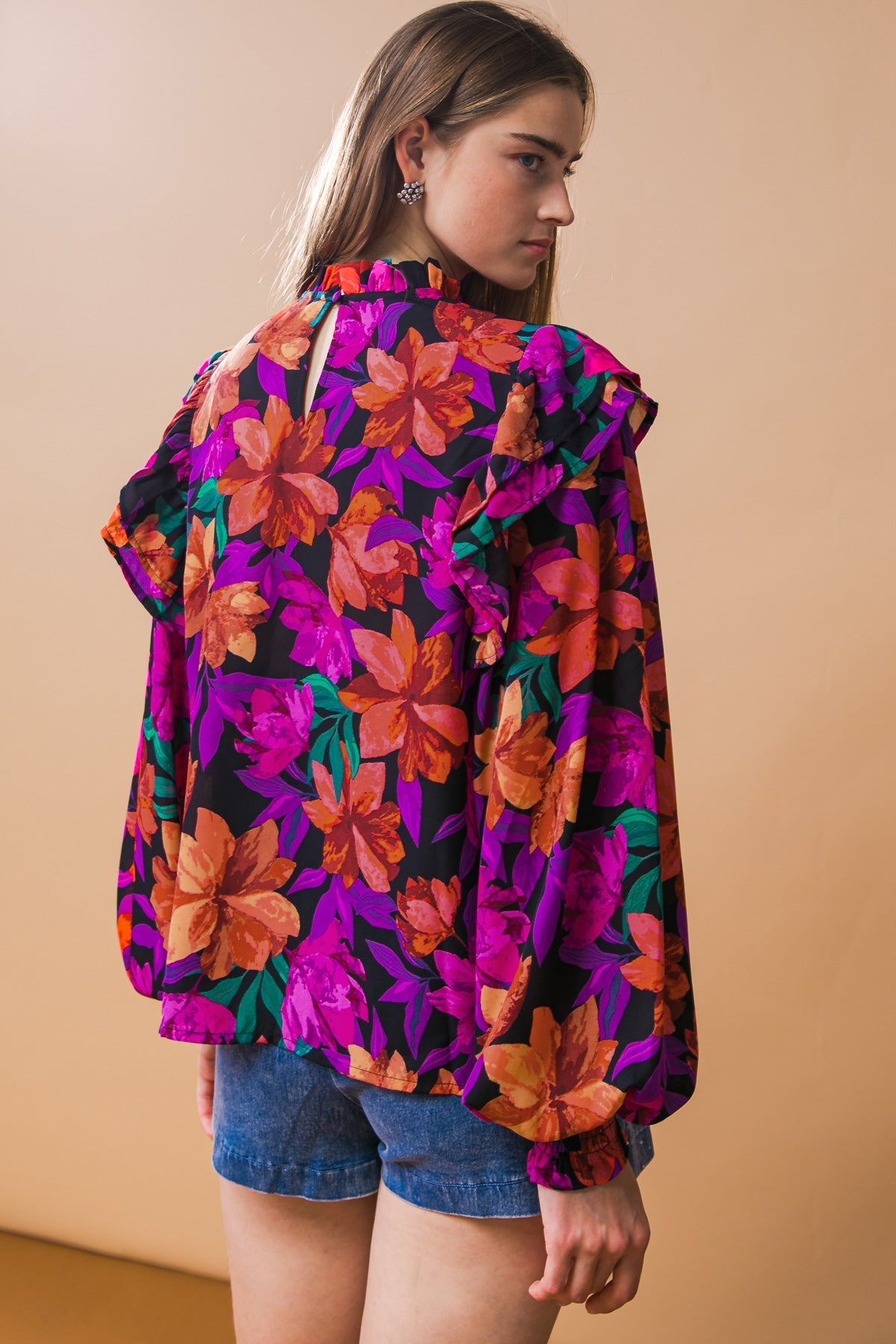 MOODY SWEETIE WOVEN TOP Flying Tomato