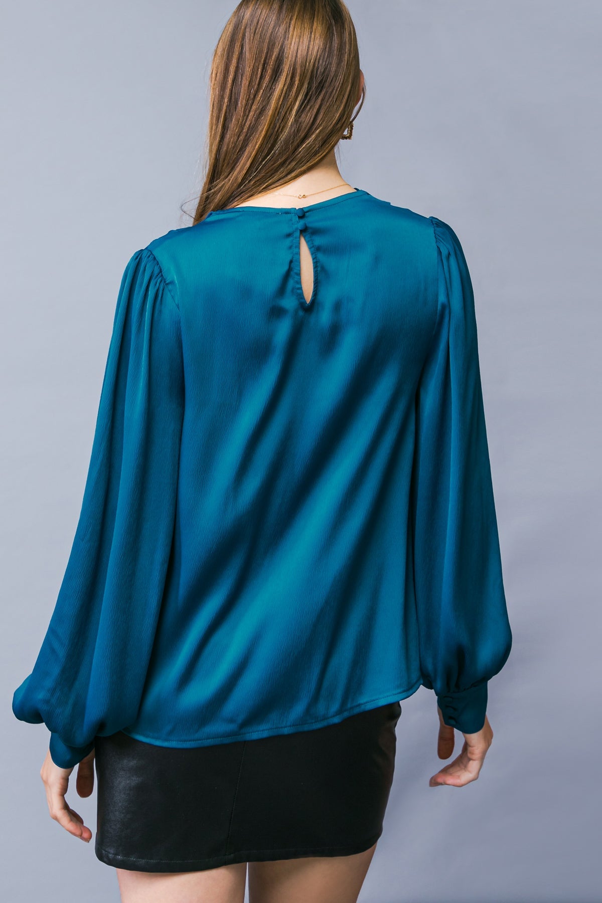 GARDEN SENSATION SATIN TOP