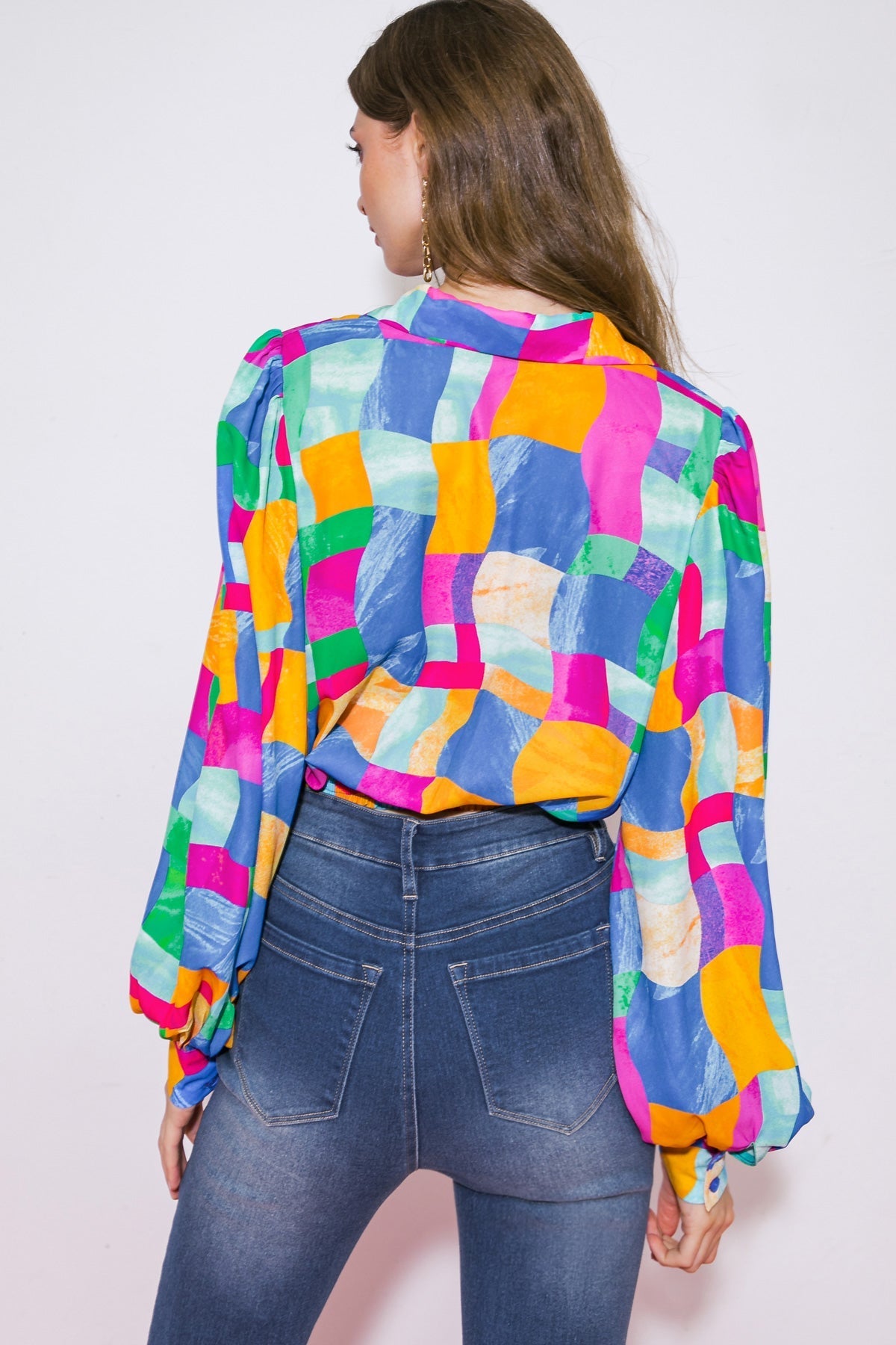 LOVELY STATEMENT WOVEN TOP Flying Tomato