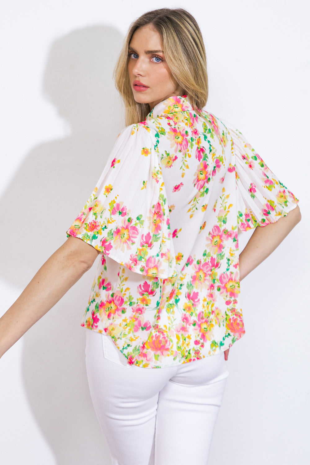 DON'T OVERTHINK IT WOVEN TOP Flying Tomato