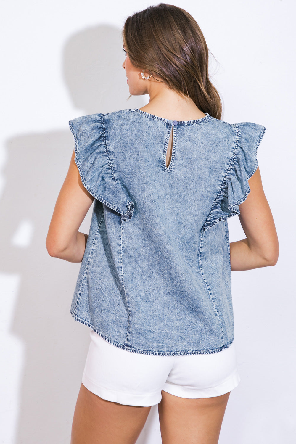 A MAGIC MOMENT WOVEN TOP Flying Tomato
