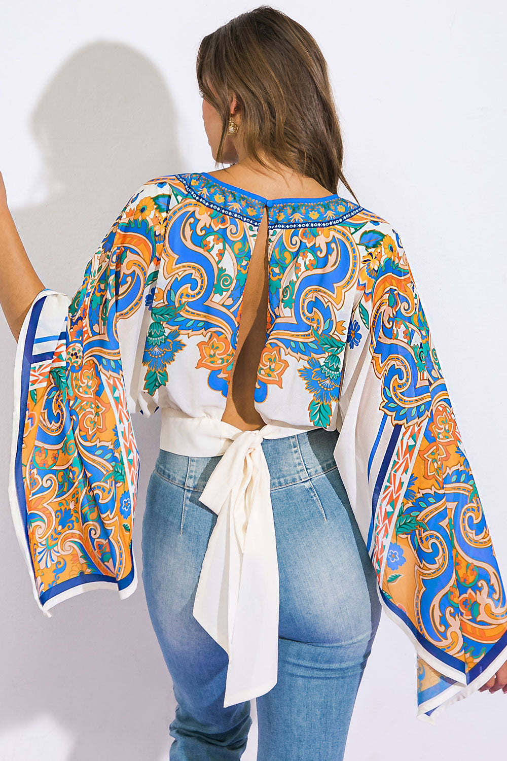 RIGHT THIS WAY WOVEN TOP Flying Tomato