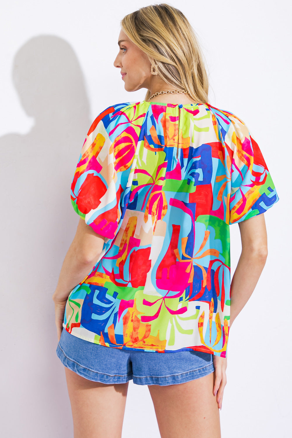 GRACEFUL BEAUTY WOVEN TOP Flying Tomato