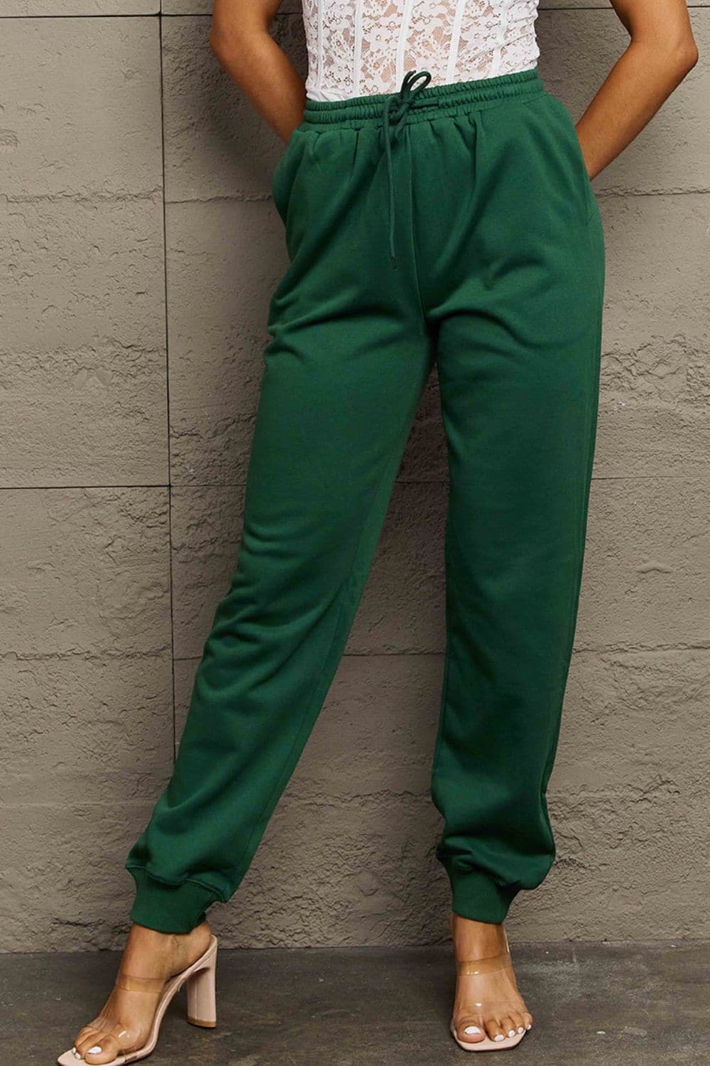 Simply Love Full Size Drawstring Sweatpants.