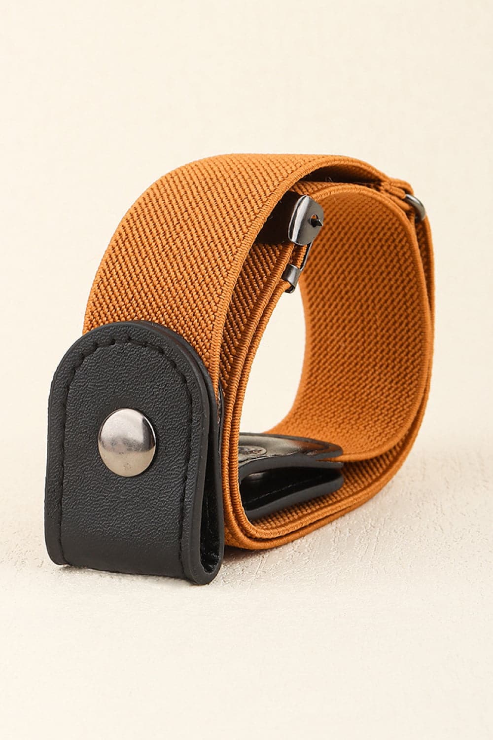 PU Elastic Snap Closure Belt.