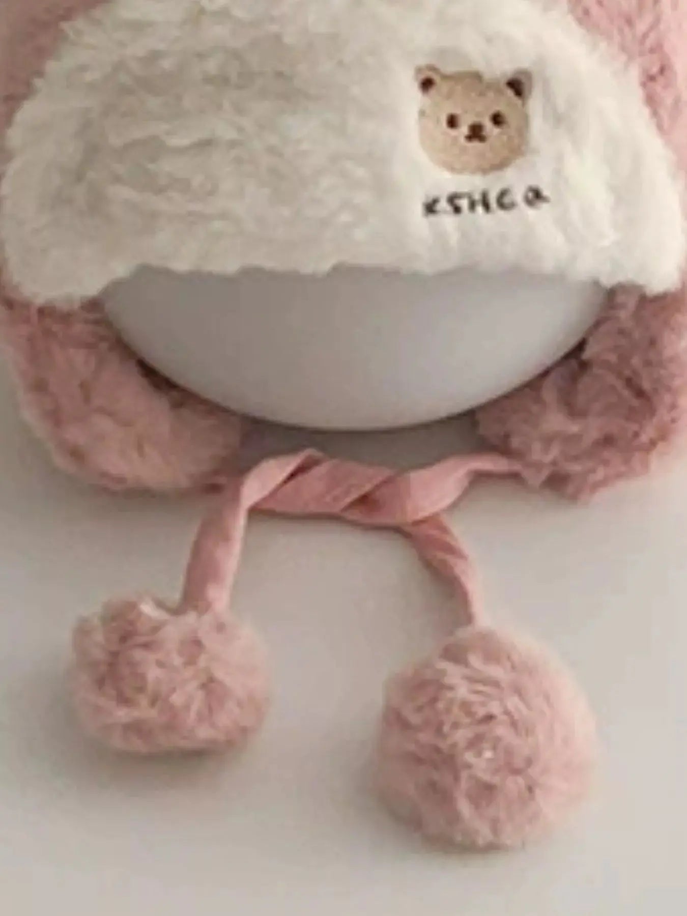 Children's Bear Ear Fluffy Hat Simply Love