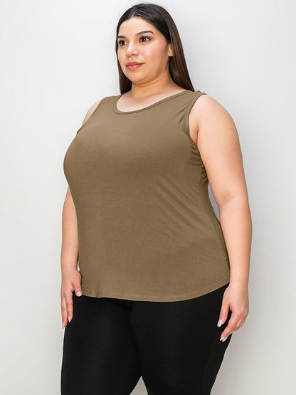 Basic Bae Full Size Round Neck Tank.