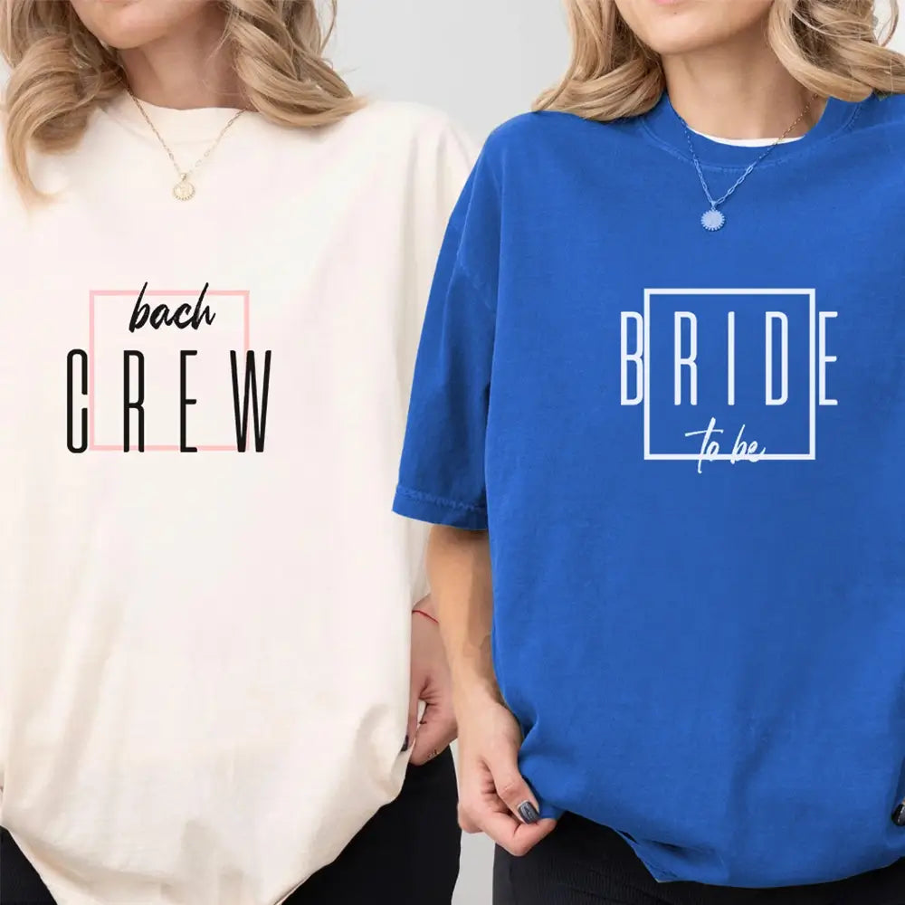 Bach Crew Bride To be Party Bachelorette T-shirt Adorb.co