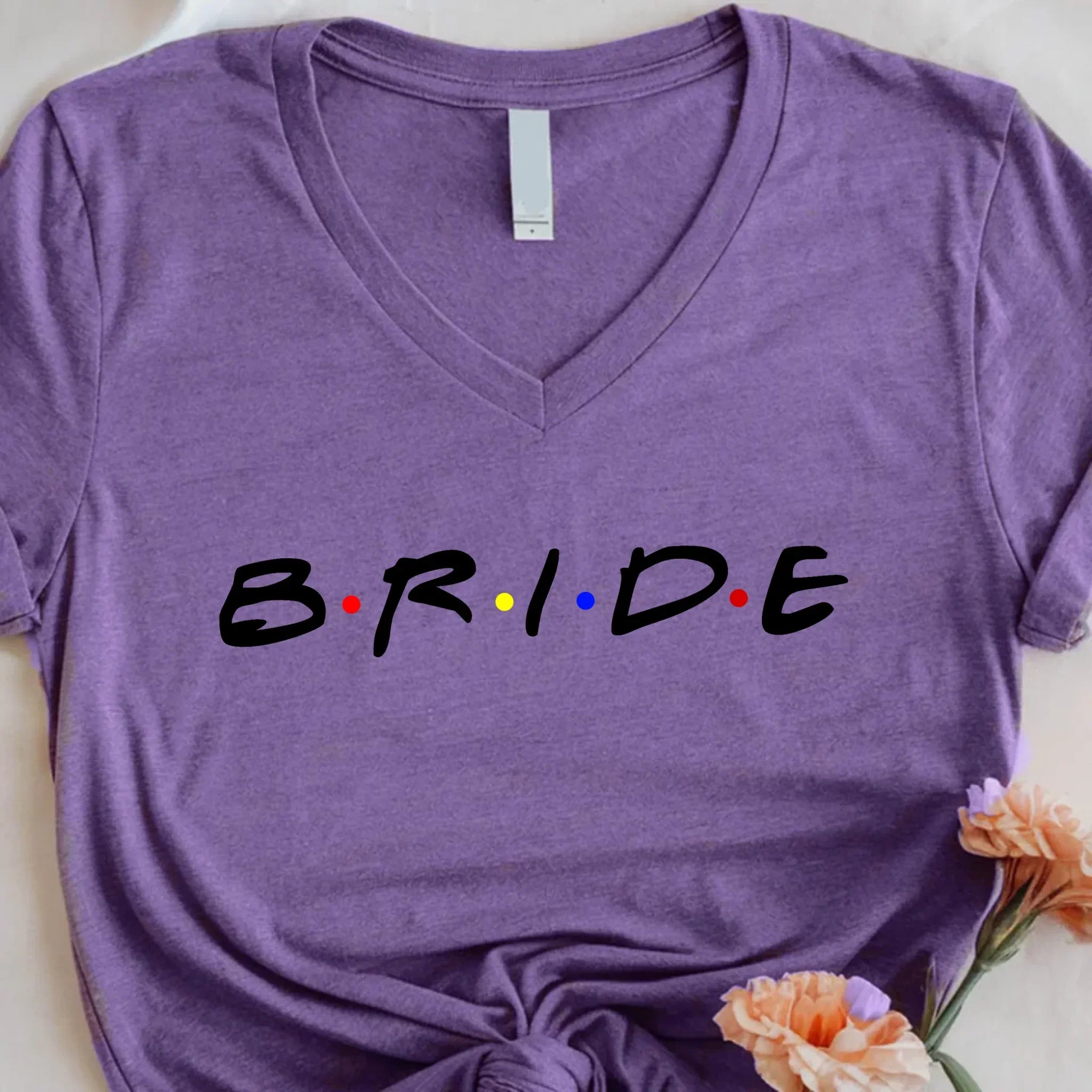 Adorb.co Bachelorette Party Tee back view, showcasing the smooth drape and comfortable fit for any celebration.