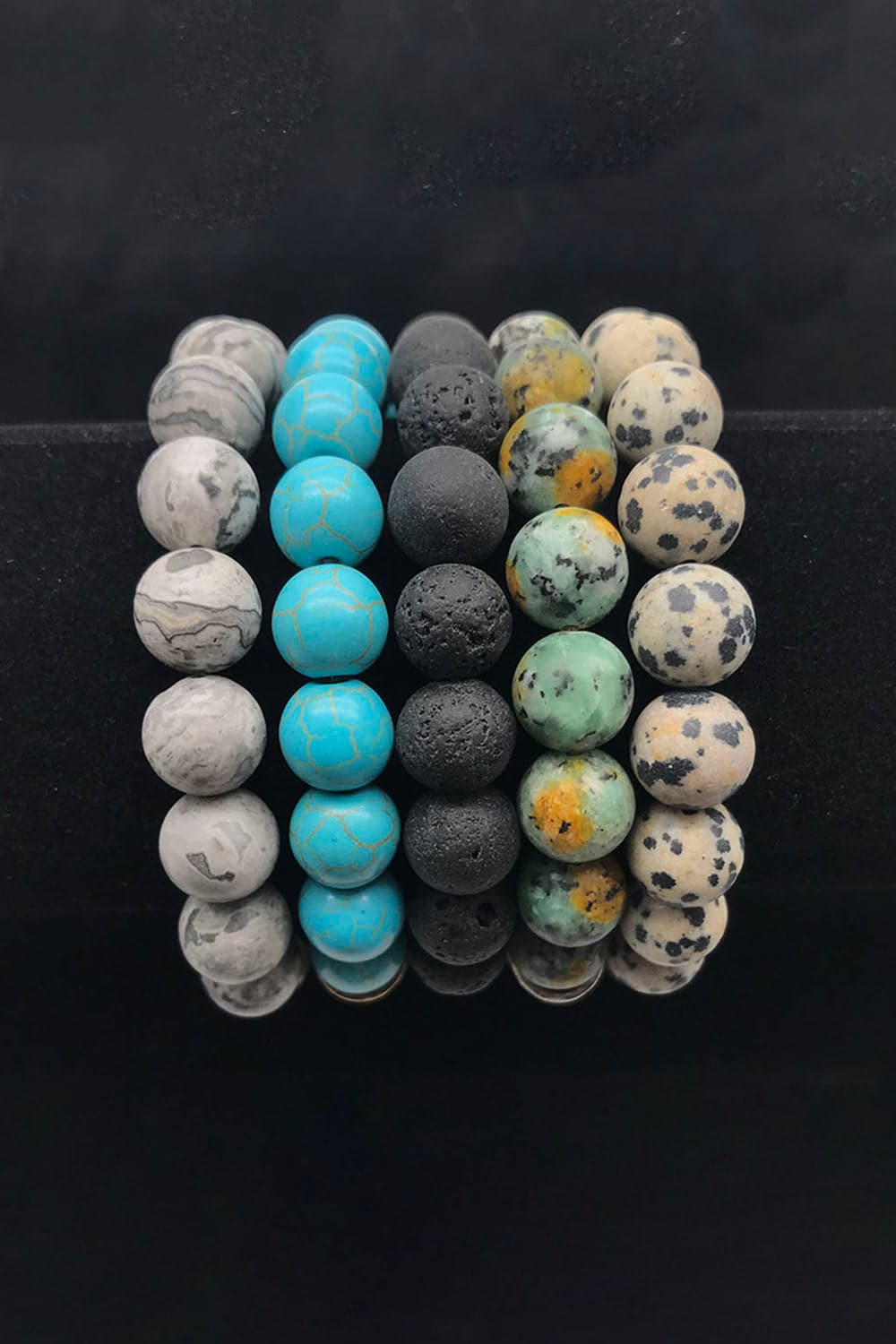 Natural Stone Beaded Bracelet.