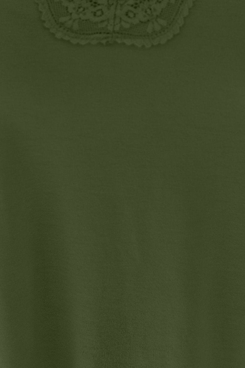 Basic Bae Full Size Lace Detail V-Neck Cutout Cami Top - Love Salve 