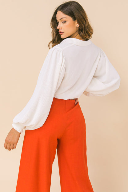 MILES BETWEEN US WOVEN TOP