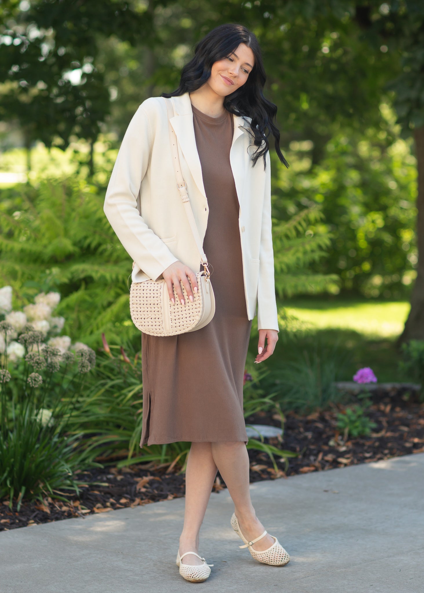 Baylor Ribbed T-Shirt Dress Inherit Co.