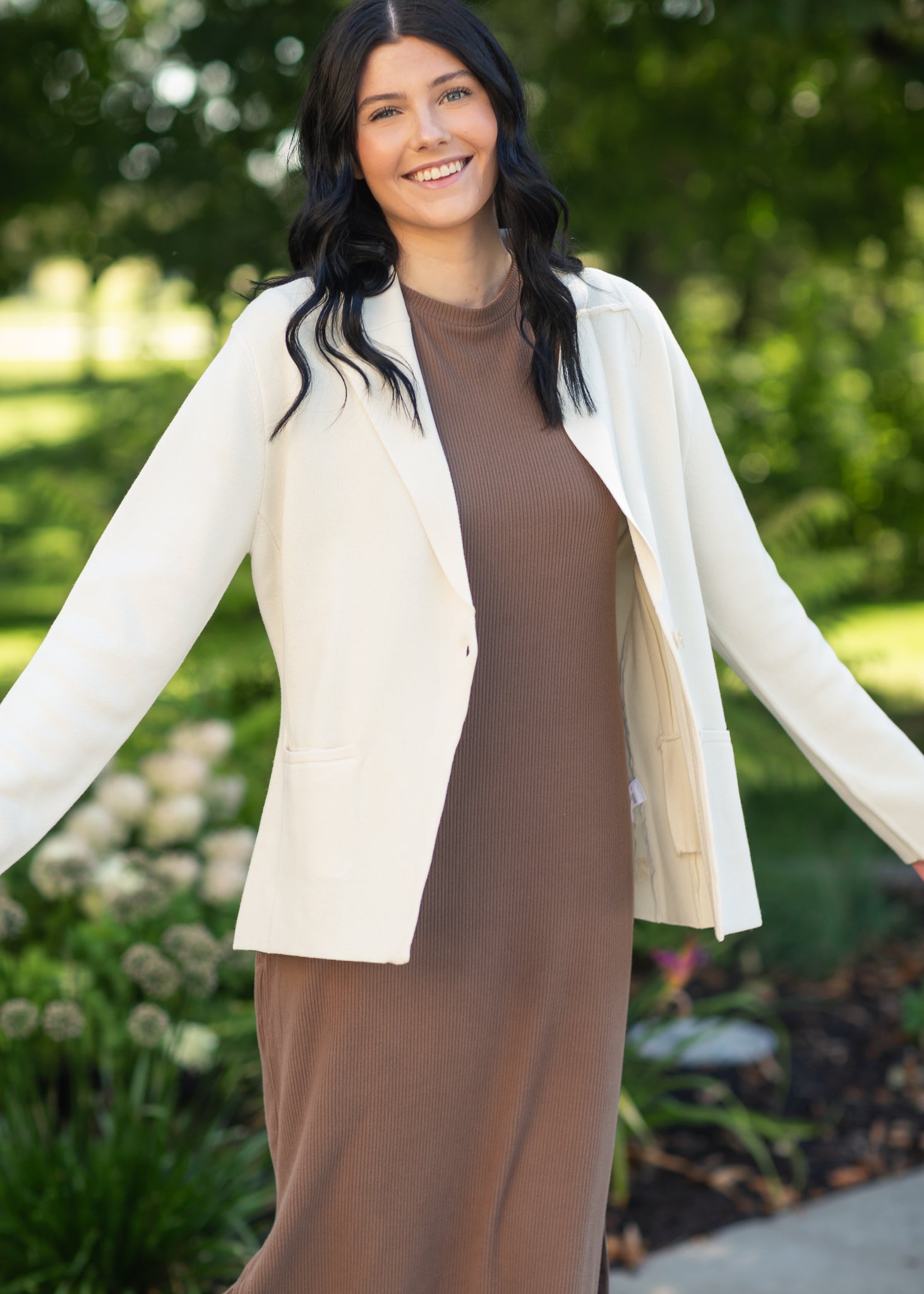 Baylor Ribbed T-Shirt Dress Inherit Co.