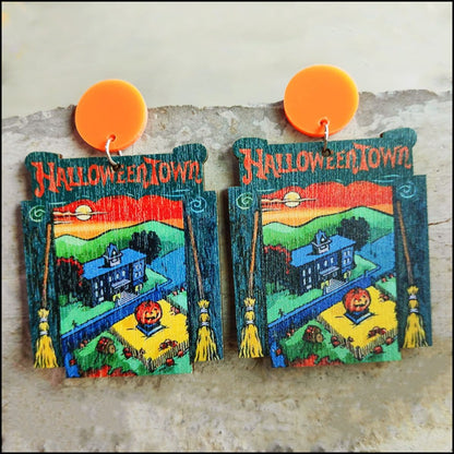 Spooktacular Halloween dangle earrings