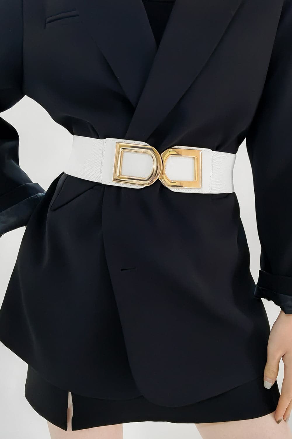 Double D Buckle PU Belt.