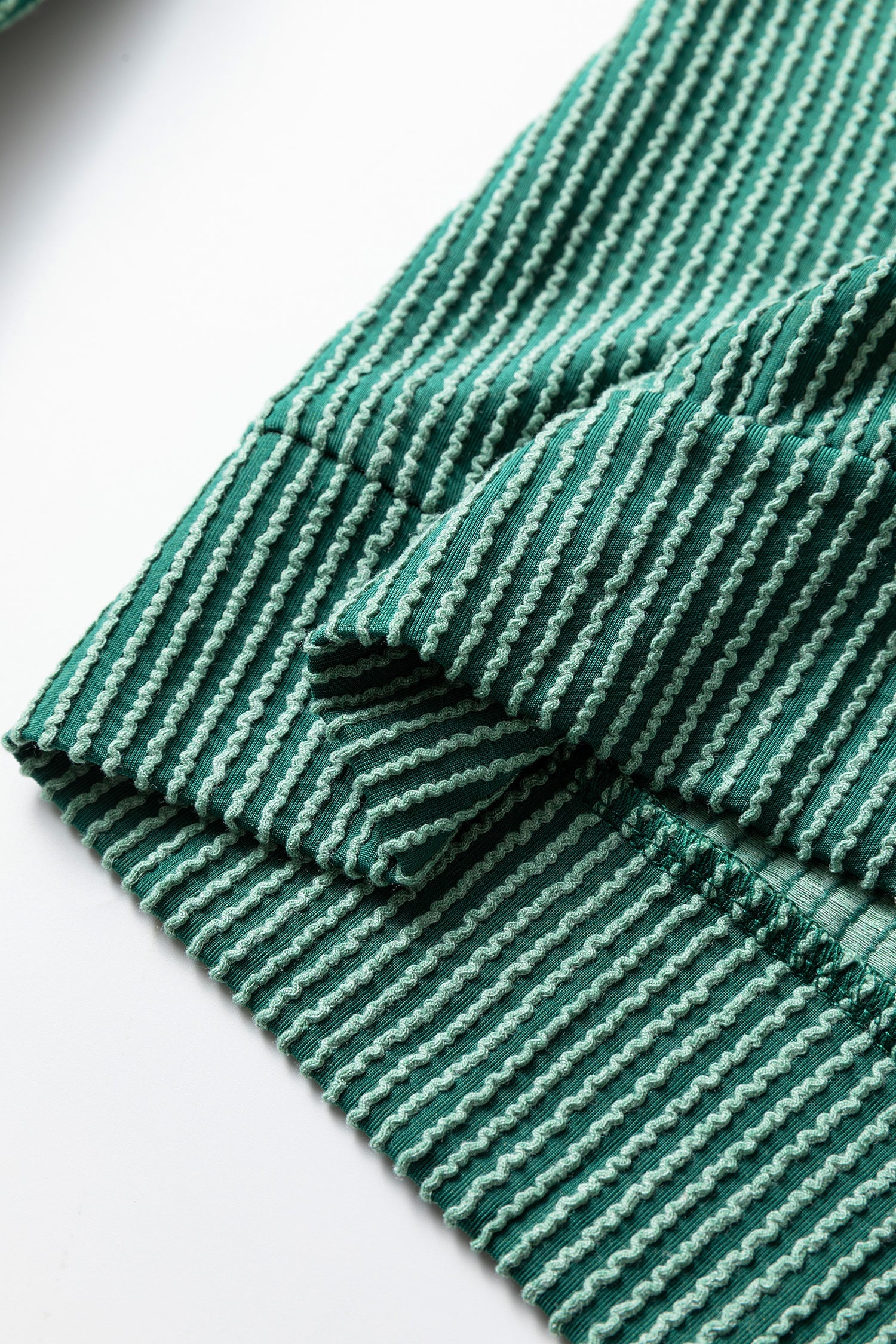 Dark Green Merry Corded Long Sleeve Top and Pockets Pants Set Dear-Lover Dropshipping