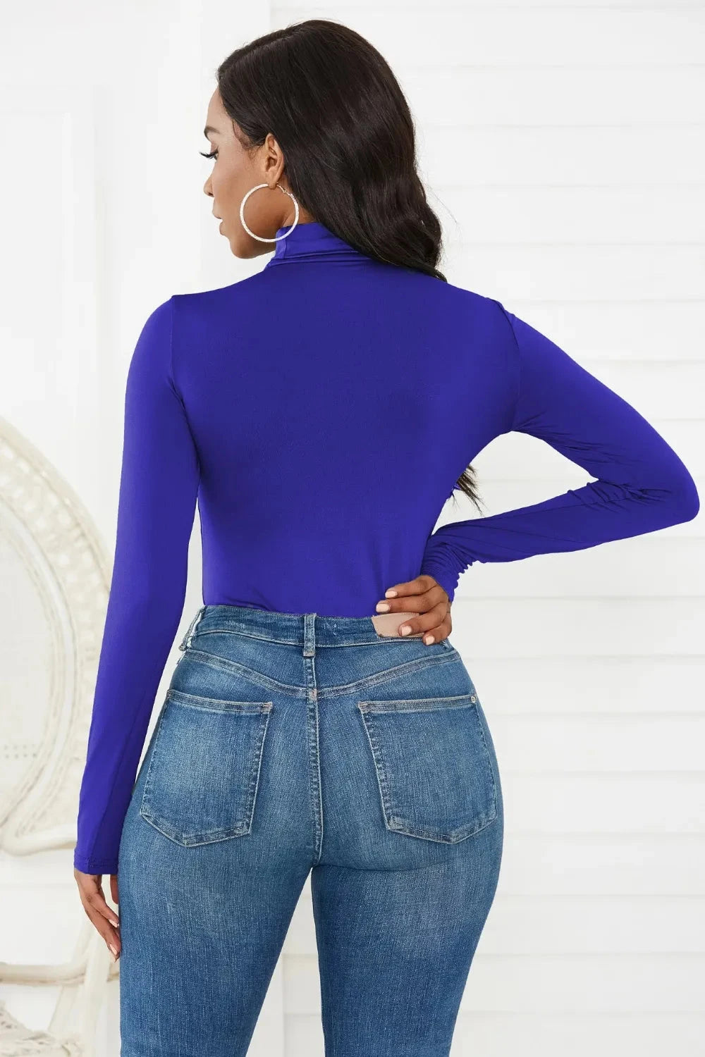 Turtleneck Long Sleeve Bodysuit Coco’s Tee Boutique