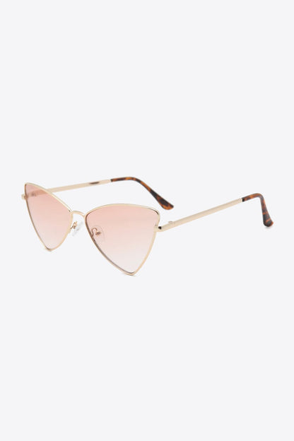 Metal Frame Cat-Eye Sunglasses.