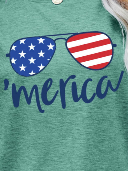 Simply Love: Patriotic Flag Tee