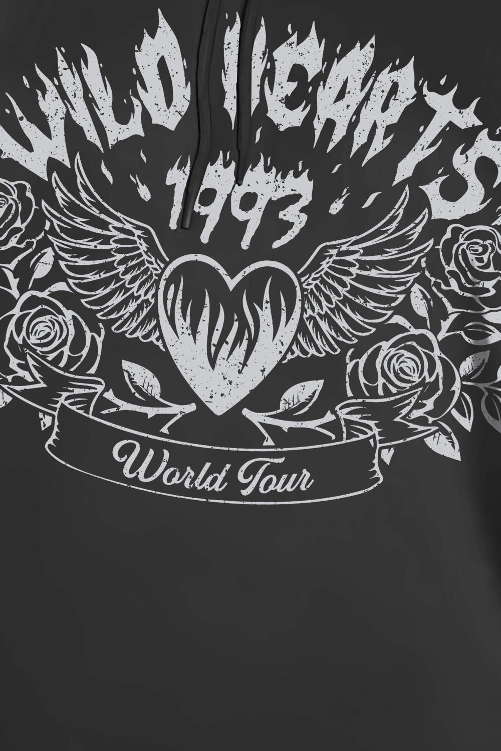 Simply Love: 90s Wild Hearts Hoodie