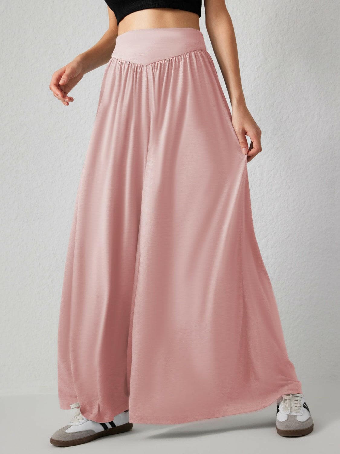 High Waist Wide Leg Pants.