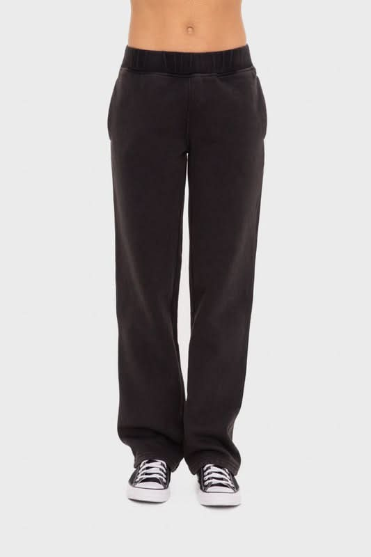 Cozy Fleece Lounge Pants with Pockets and Elastic Waistband