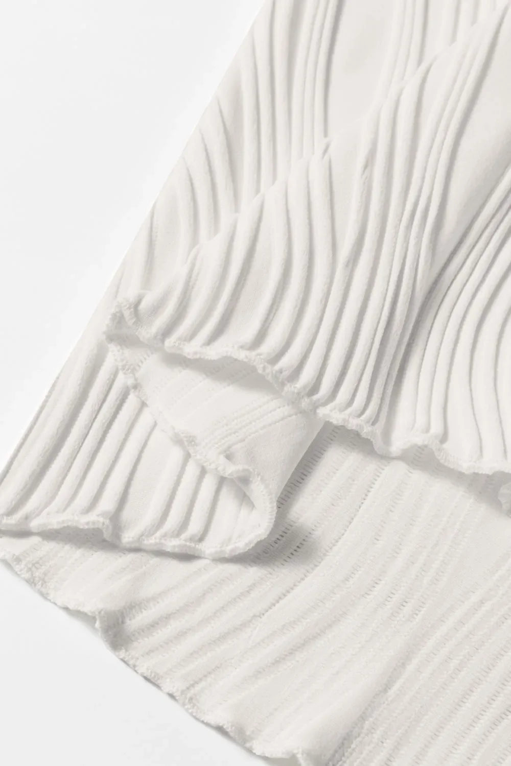 Wavy Textured Mock Neck Tank Simply Love