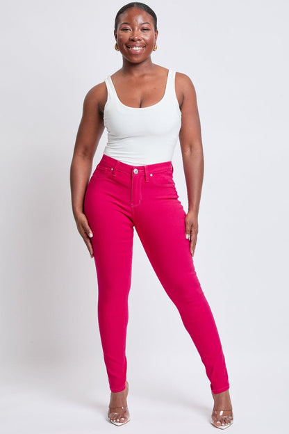 YMI Jeanswear Hyperstretch Mid-Rise Skinny Jeans.