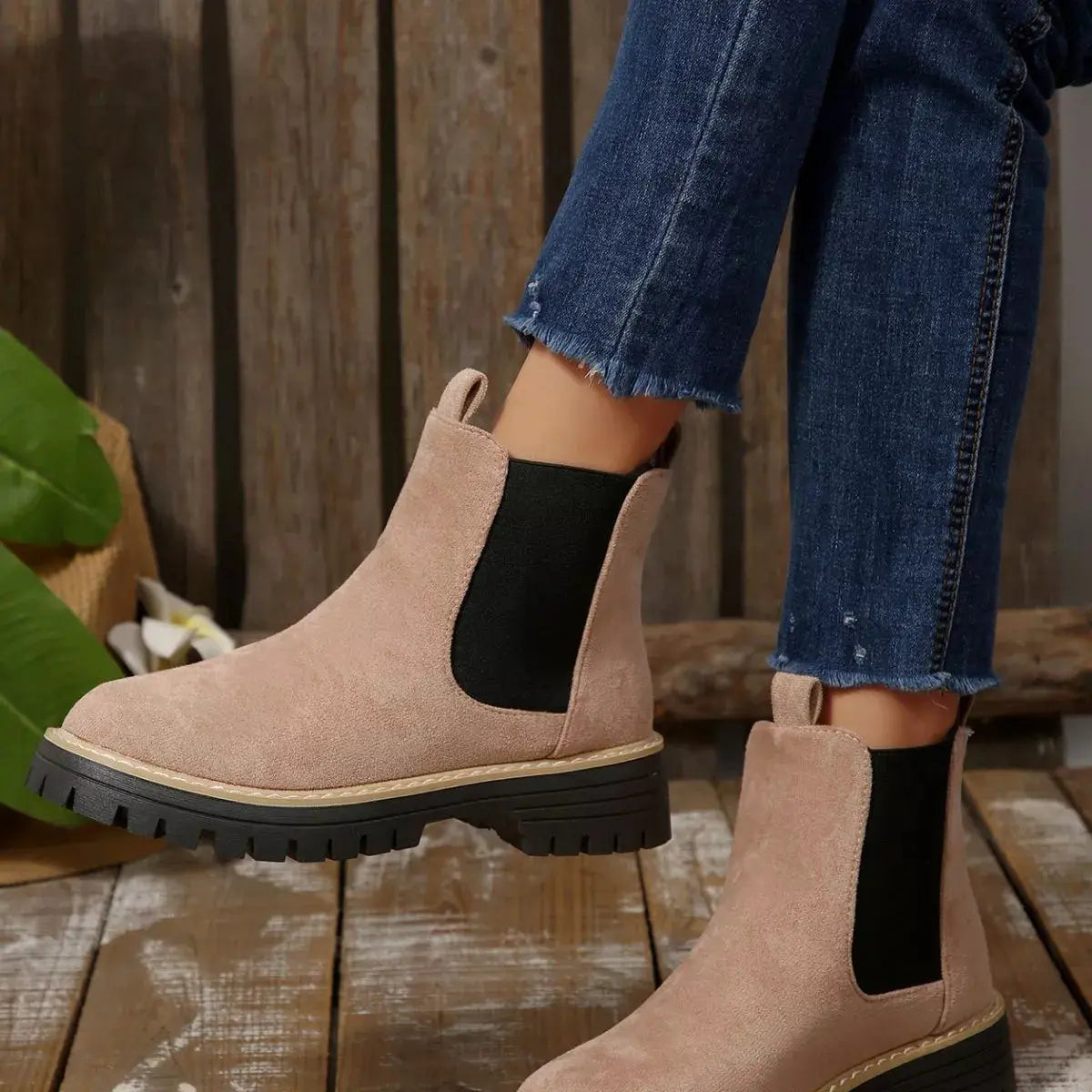 Round Toe Ankle Boots Simply Love