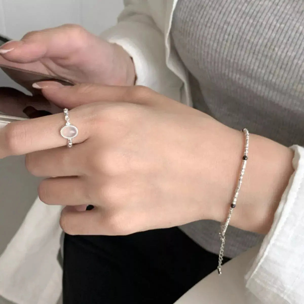 925 Sterling Silver Open Ring Simply Love