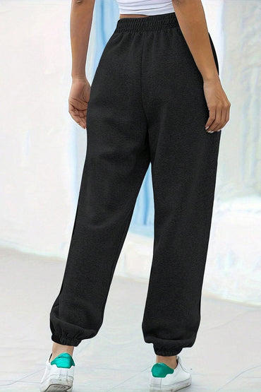 Comfy pocketed joggers with an elastic waistband