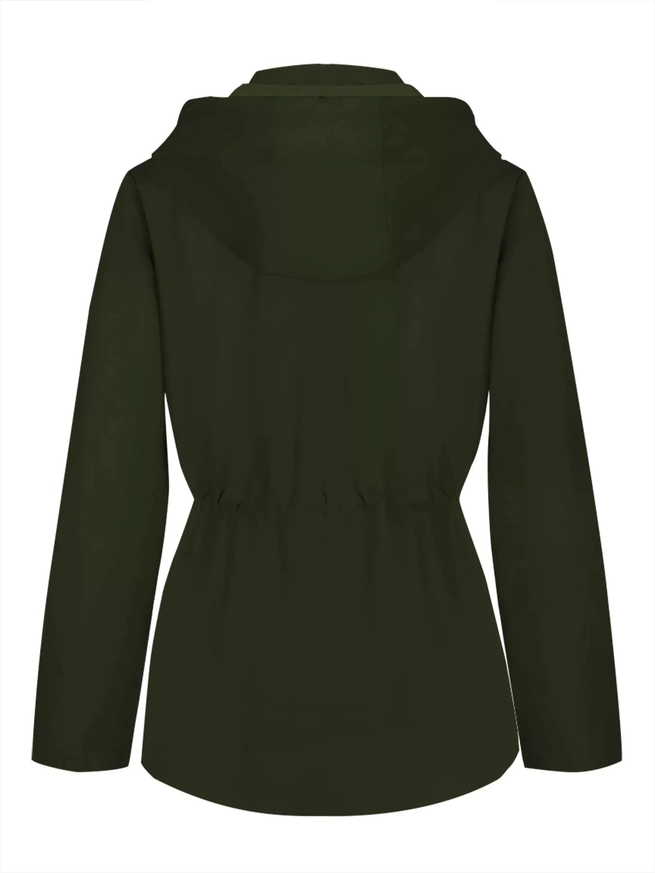Zip Up Waterproof Hooded Outerwear With Pockets And Drawstring Simply Love