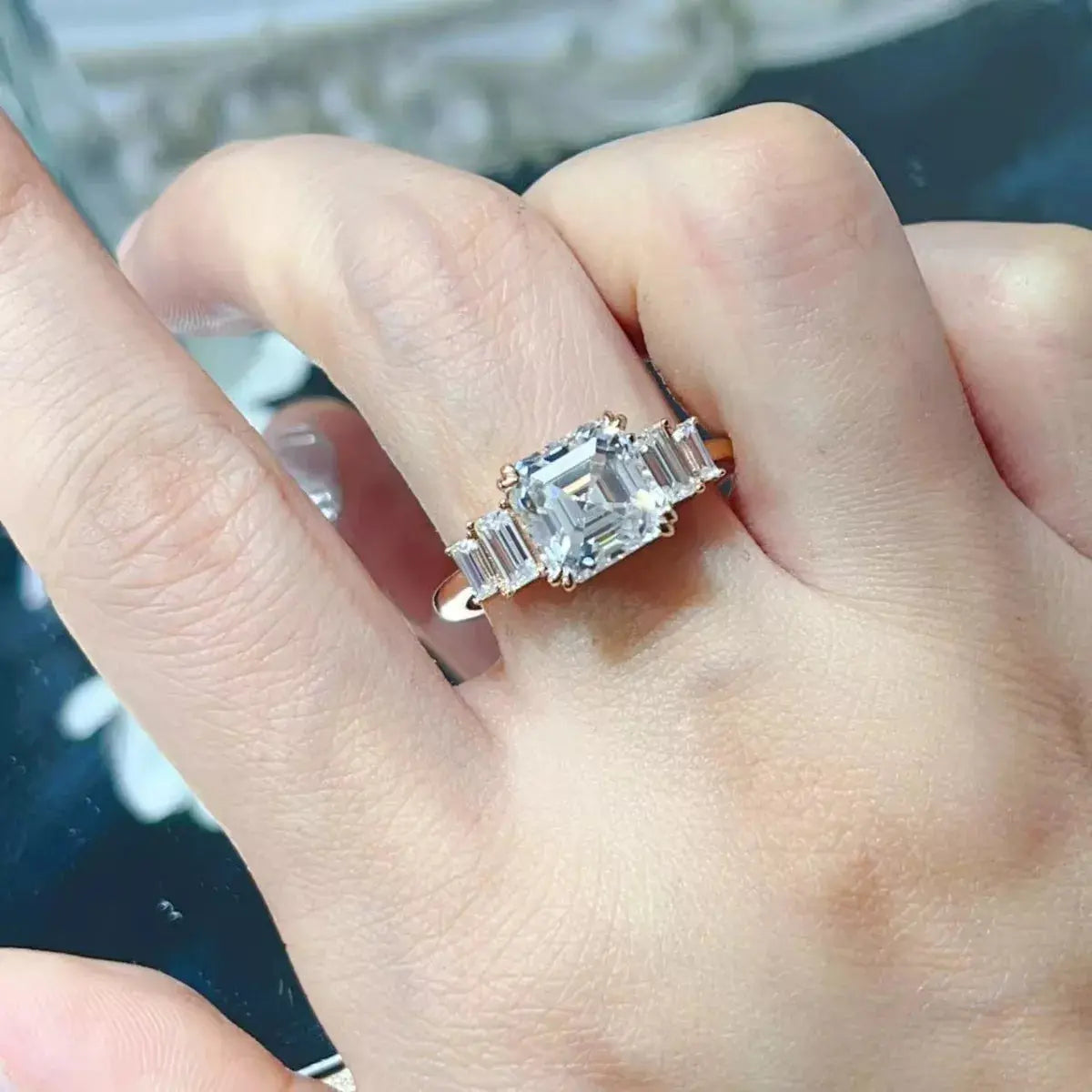 3 Carat Moissanite 925 Sterling Silver Ring Simply Love
