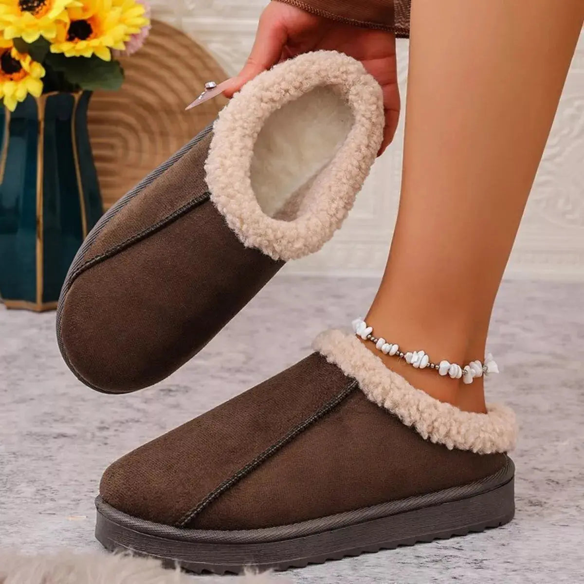 Cozy Plush Lined Clog Slippers Simply Love