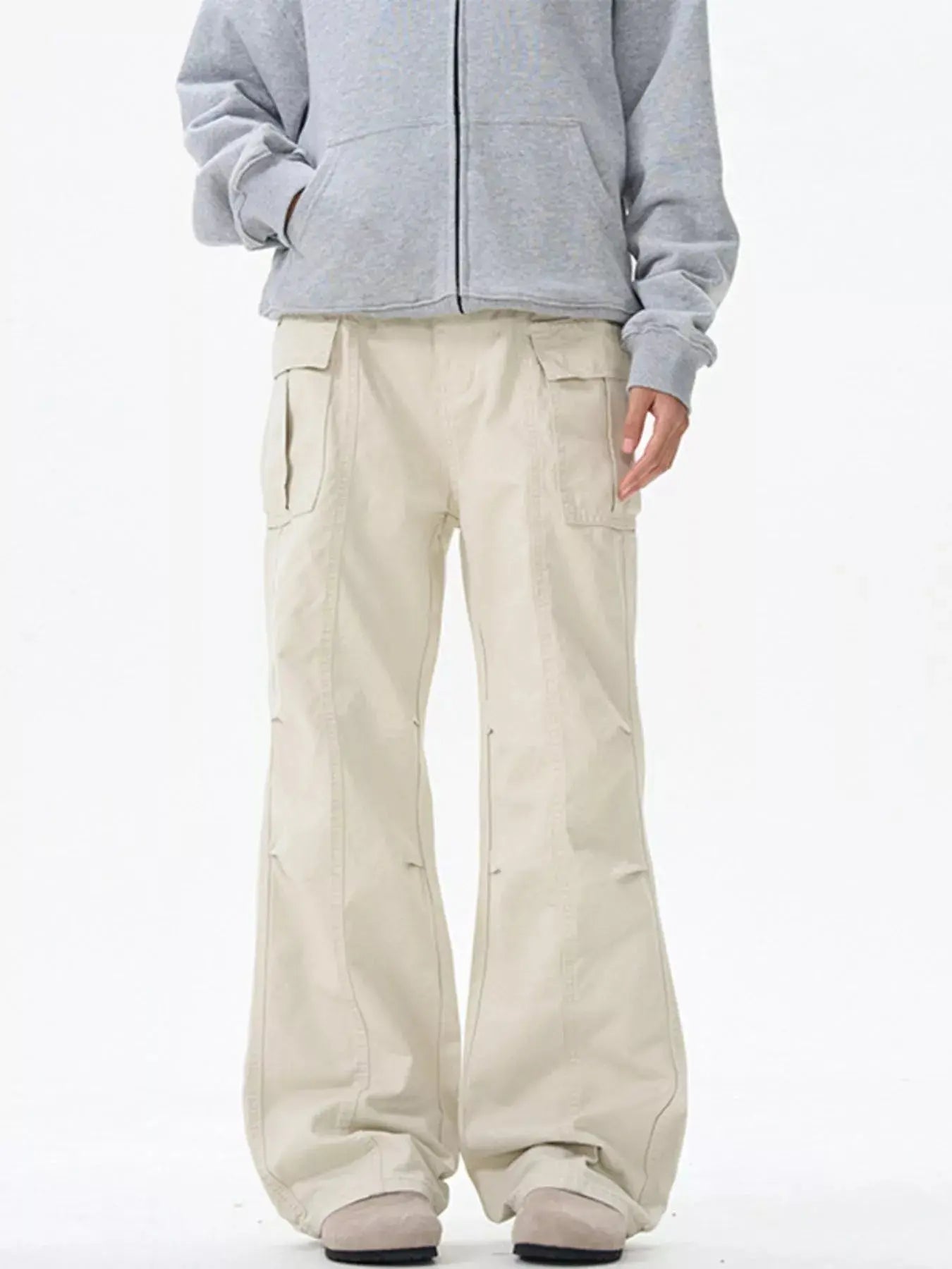 Men's Wide Leg Cargo Pants Simply Love