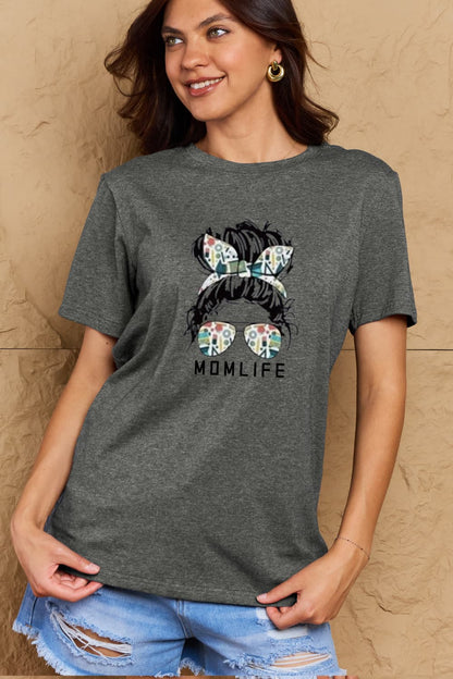 Simply Love: Mom Life Cotton Tee