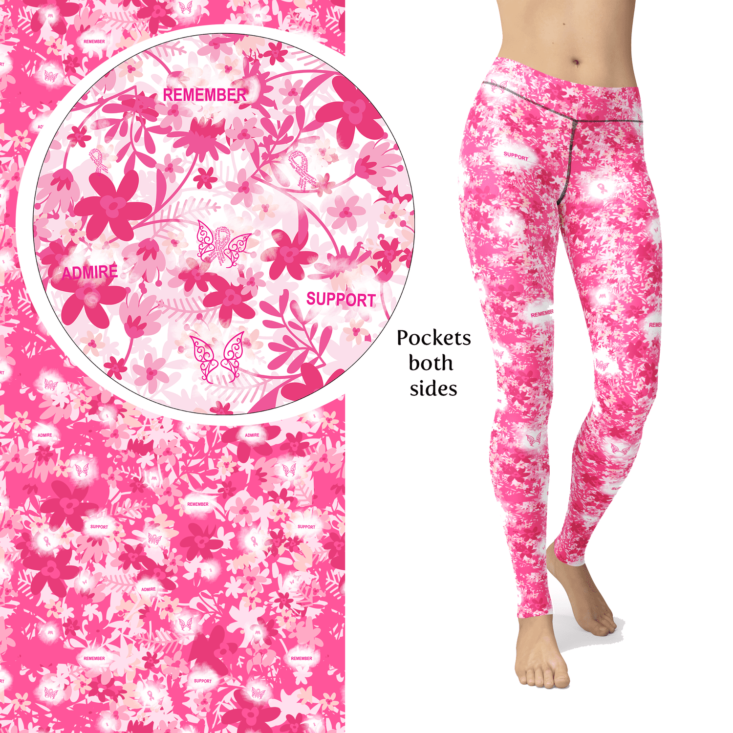 Remember Breast Cancer Awareness Leggings MM