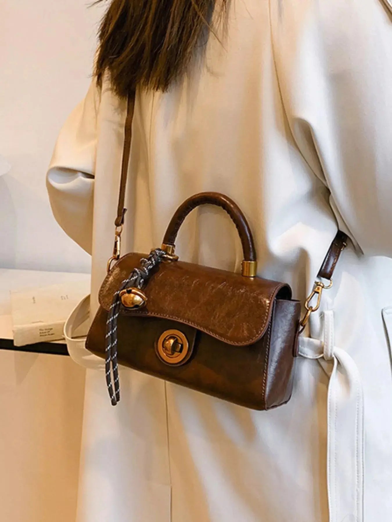 Top Handle Crossbody Bag Simply Love